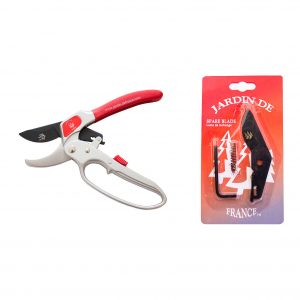 Offre spéciale : sécateur crémaillère + lame de rechange