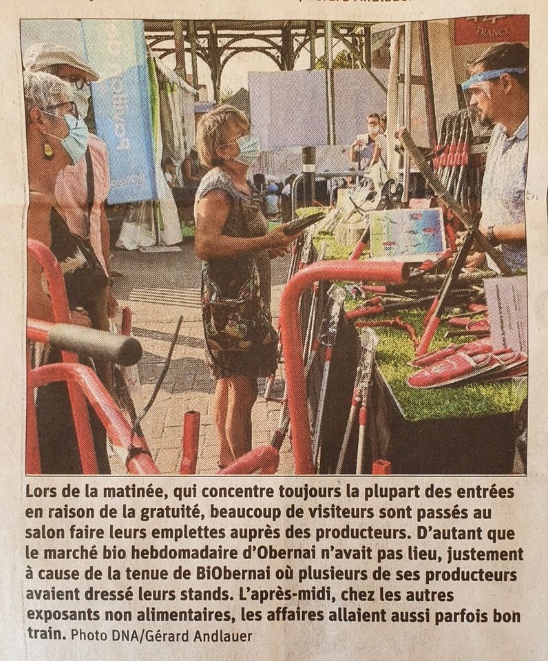 photo dans journal jardin de france